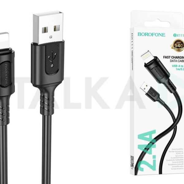 Borofone BX111 – Fast Charging Data Cable (USB-A to Lightning)