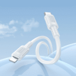 Borofone BX111 Feliz Charging & Data Cable (iP, Packaged) – White - Image 2