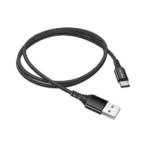 Borofone BX54 Ultra Bright Charging & Data Cable – Type-C (1m, Black) - Image 3