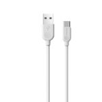 Borofone BX14 LinkJet – كابل USB Type-C (طول 3 متر، أبيض) - الصورة 4