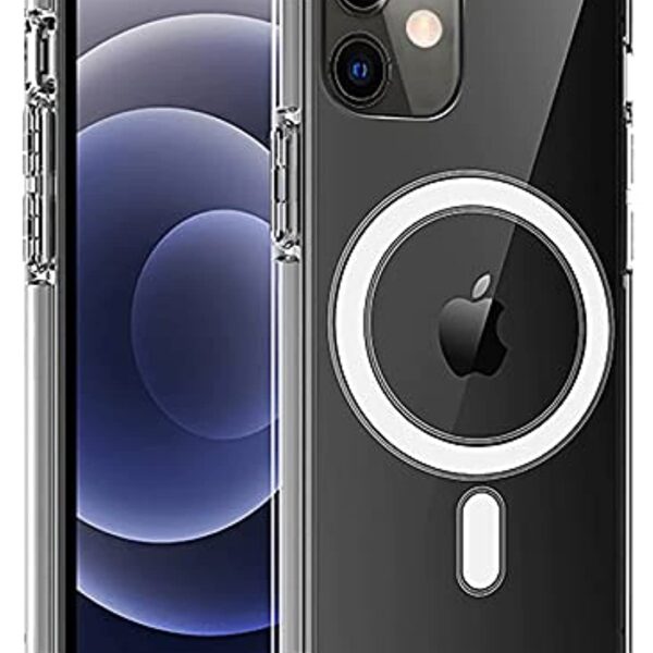 iPhone 11 – MagSafe Clear Magnetic Case | جراب شفاف