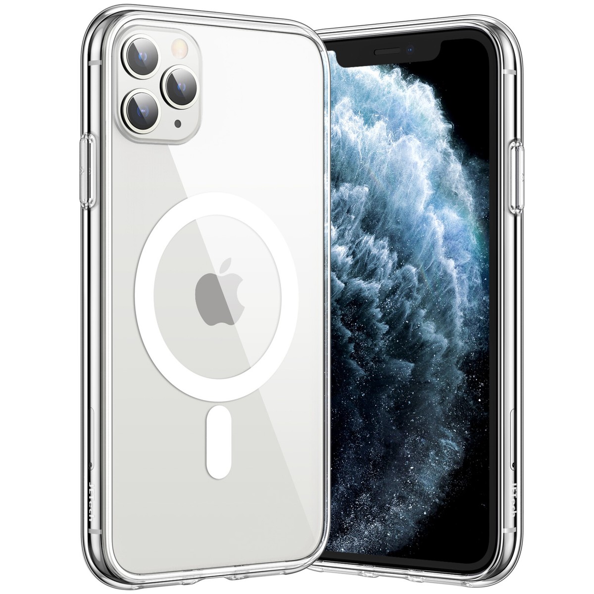 11pro iPhone 11 Pro Max – MagSafe Clear Magnetic Case | جراب شفاف - الصورة 1