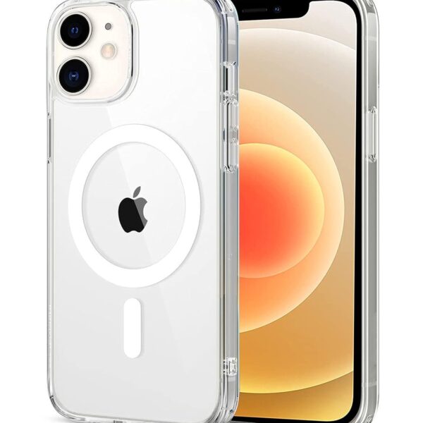 iPhone 12/12 Pro – MagSafe Clear Magnetic Case | جراب شفاف
