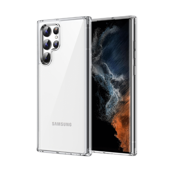 Gear4 Advanced Shockproof Protection Slim Design Case for galaxy samsung s22ultra  جراب شفاف
