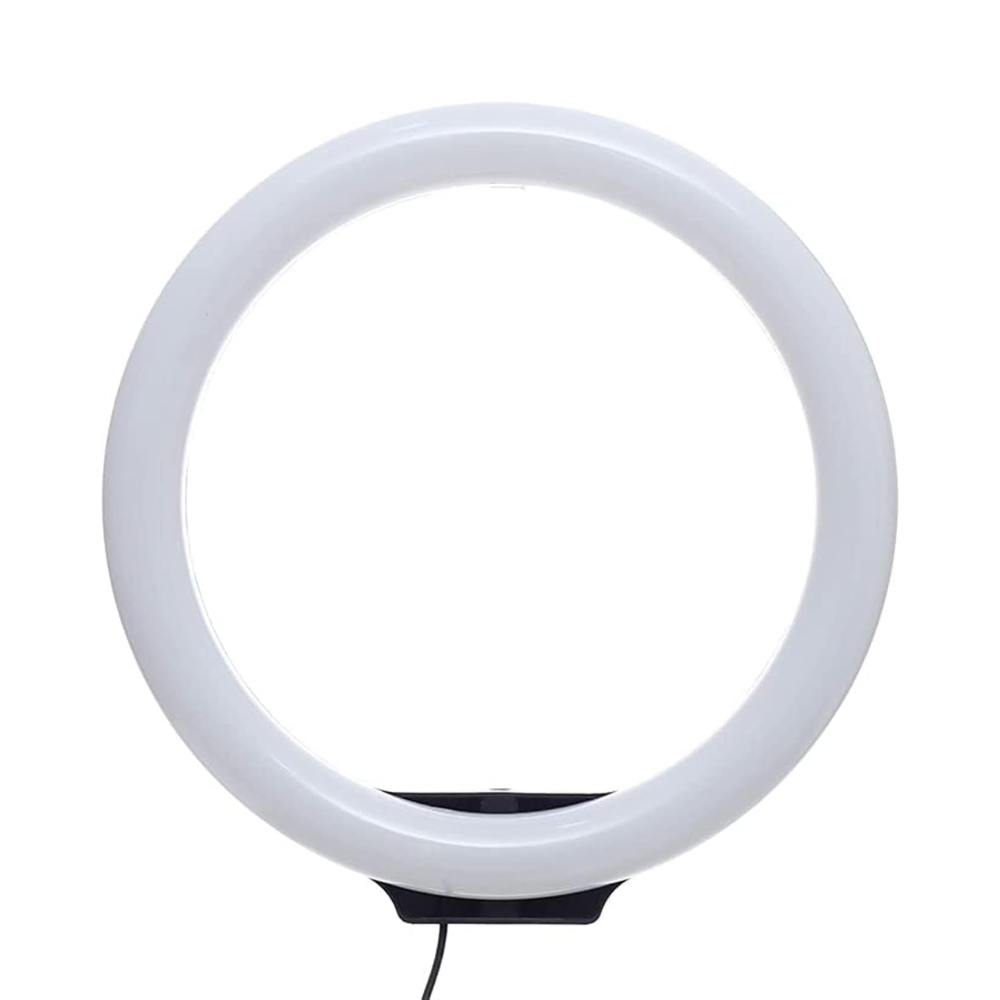 154 Ring Light 26cm with 3 Colors & Stand – White LED Lighting - Image 1