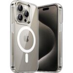 iPhone 15 Pro Max – MagSafe Clear Magnetic Case | جراب شفاف