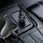 ⁦BZ32B Fresh – 48W Dual Port PD30W + QC3.0 Car Charger Set (C to C)⁩ - الصورة ⁦4⁩