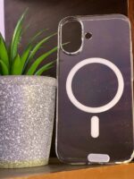 MagSafe Clear Magnetic Case for iPhone 16 جراب شفاف - Image 3