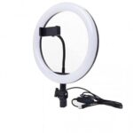 Ring Light 26cm with 3 Colors & Stand – White LED Lighting - الصورة 4