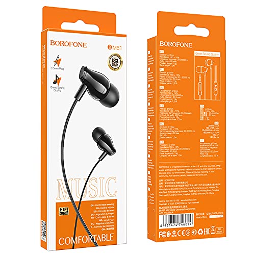 51OeK35r1EL BM61 Wanderer universal earphones with mic - الصورة 3