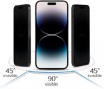 Joyroom Privacy Screen Protector for iPhone 15 Pro - الصورة 2