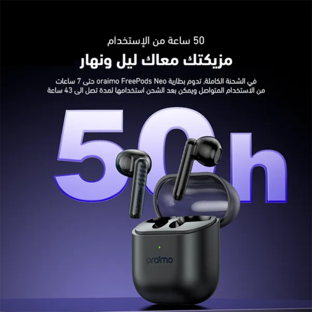 61 Oraimo FreePods Neo – True Wireless Earbuds (كود: OTW-330S) - Image 2