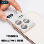 ⁦iPhone 12 – VWK Stainless Steel Camera Glass [AR+AF Camera Glass] | عدسة كاميرا⁩ - الصورة ⁦5⁩