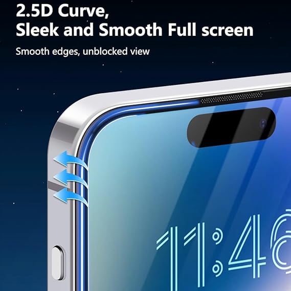 61wLC10bCVL._AC_SX569_ Joyroom Privacy Screen Protector for iPhone 16 Pro - Image 3