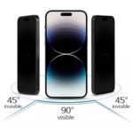 ⁦Joyroom Privacy Screen Protector for iPhone 15 Pro⁩ - الصورة ⁦4⁩