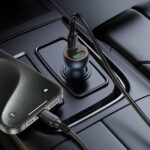 BZ32B Fresh – 48W Dual Port PD30W + QC3.0 Car Charger Set (C to C) - الصورة 2