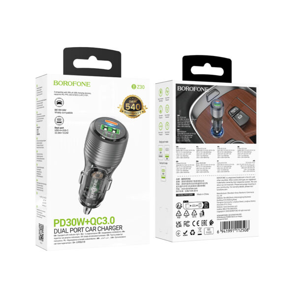 BZ30 Absolute – PD30W + QC3.0 Car Charger