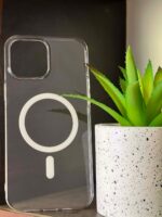 iPhone 11 Pro – MagSafe Clear Magnetic Case | جراب شفاف