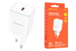 Borofone BN6 Field Single Port PD20W Charger – EU Plug, White