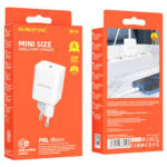Borofone BN6 Field Single Port PD20W Charger – EU Plug, White - Image 4