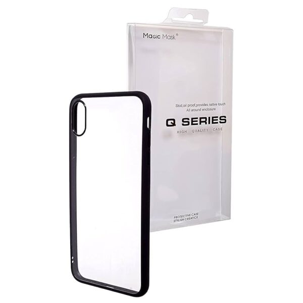 iPhone X/XS – Magic Mask Q-Series Back Cover | جراب شفاف