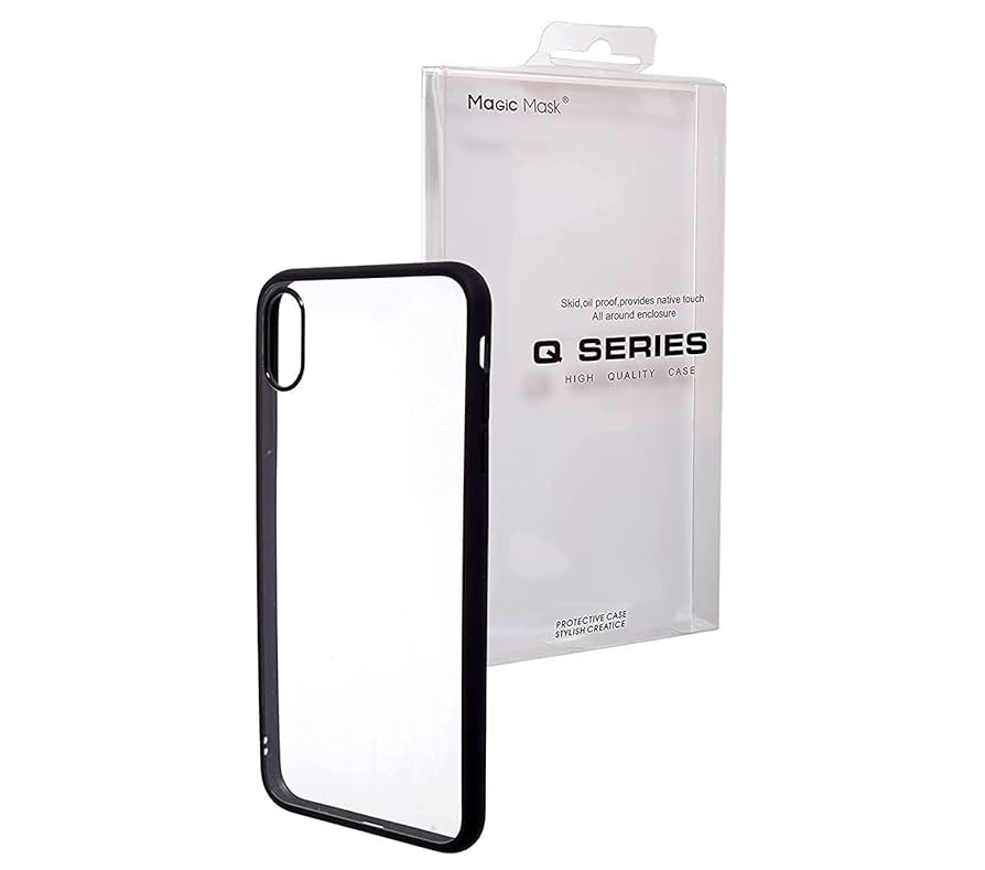 xs iPhone X/XS – Magic Mask Q-Series Back Cover | جراب شفاف - الصورة 1
