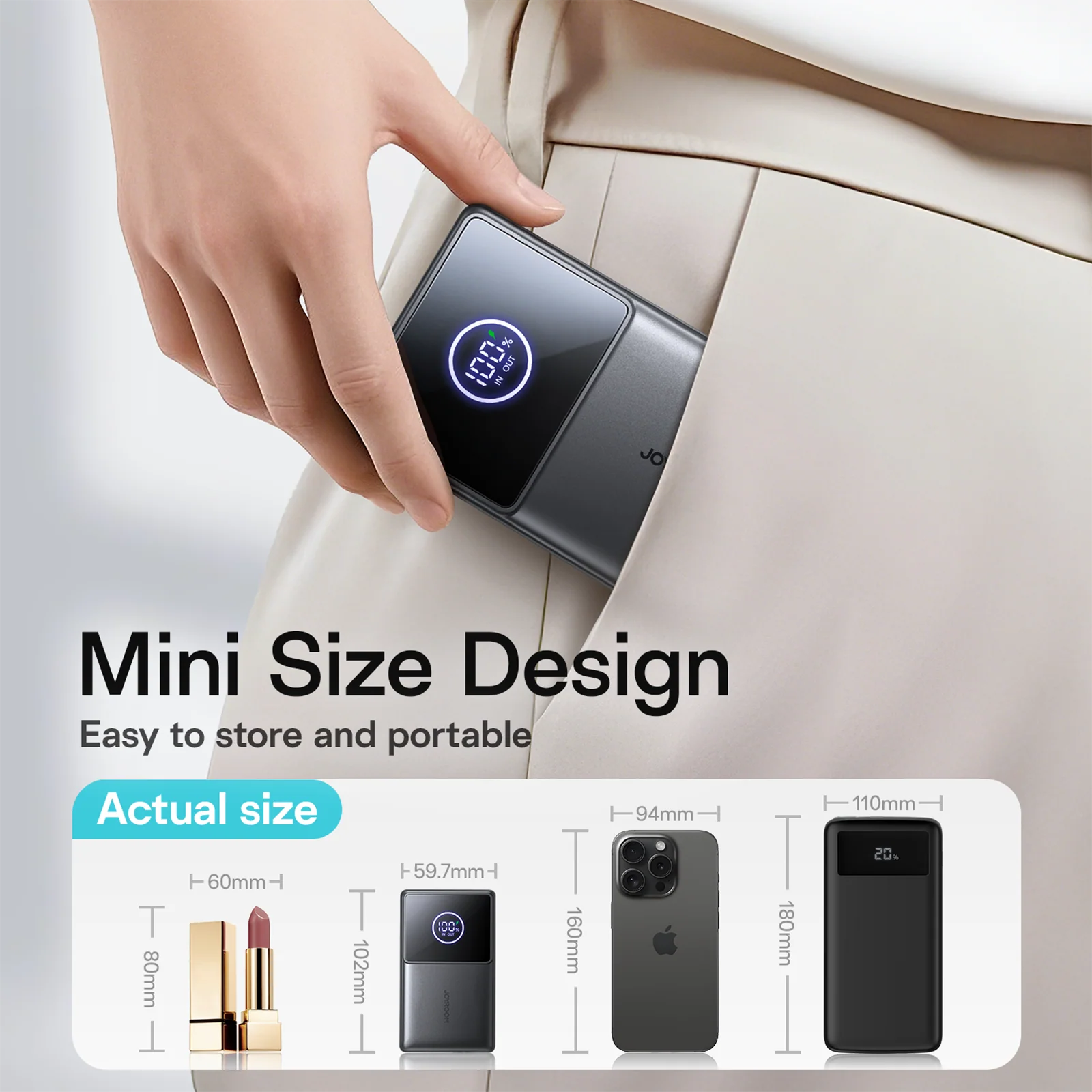 0582eba9fd1d36a07b4603df48163de6_1800x1800 Joyroom JR-PR1 Power Bank 10000mAh 22.5W Fast Charging - الصورة 4