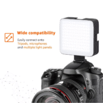 ⁦AY-49D Mini Pocket Video Light – إضاءة صغيرة قوية لتصوير احترافي وسيلفي بجودة عالية⁩ - الصورة ⁦5⁩