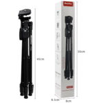 ⁦NP8810 Extendable 180° Tilt Carbon Fiber Tripod – حامل تصوير احترافي مرن وخفيف للموبايل والكاميرا⁩ - الصورة ⁦3⁩