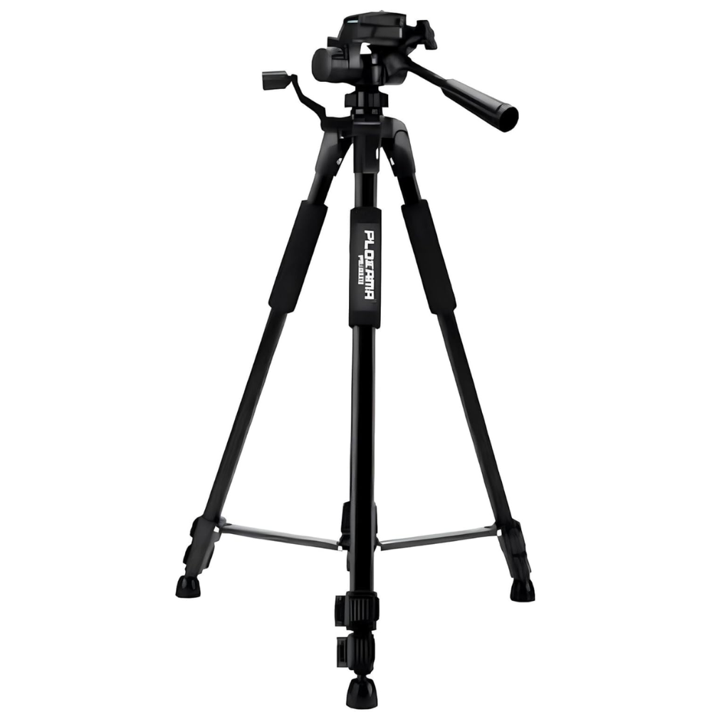 204 PLOKAMA PK-9930 Tripod – حامل تصوير احترافي ثابت ومرن للموبايل والكاميرا بطول 150 سم - الصورة 1
