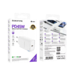 ⁦Borofone BA86A 45W شاحن سريع⁩ - الصورة ⁦2⁩