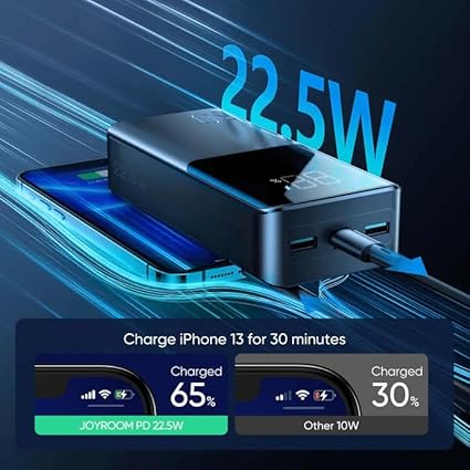 51HfLNUDELL._AC_SX425_ Joyroom JR-QP193 22.5W Power Bank 30000mAh - الصورة 4