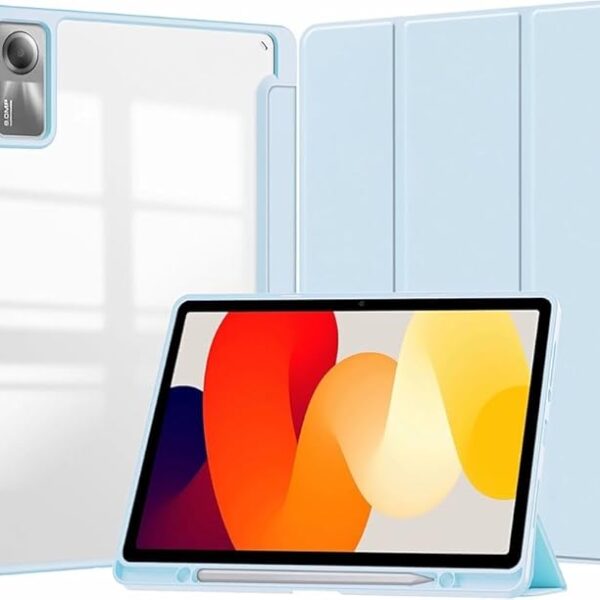 💼 Xiaomi Redmi Pad SE 11 inch Case with Pen Holder – جراب ذكي بحامل قلم وتصميم أنيق لحماية التابلت بالكامل