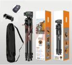 🎥 PLOKAMA PK-9930 Tripod – حامل تصوير احترافي ثابت ومرن للموبايل والكاميرا بطول 150 سم - الصورة 2