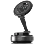 Foldable Magnetic Phone Holder with Built-In Quartz Clock