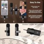 K15 Wireless Dual Microphone 3-in-1 Type-C, AUX & iPhone - الصورة 3