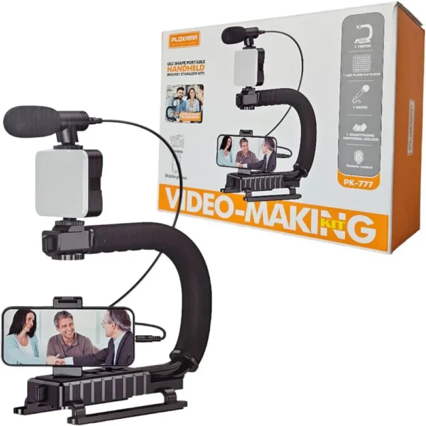 🎥 PLOKMA PK-777 Flexible Tripod – حامل مرن للتصوير الاحترافي بخامات قوية