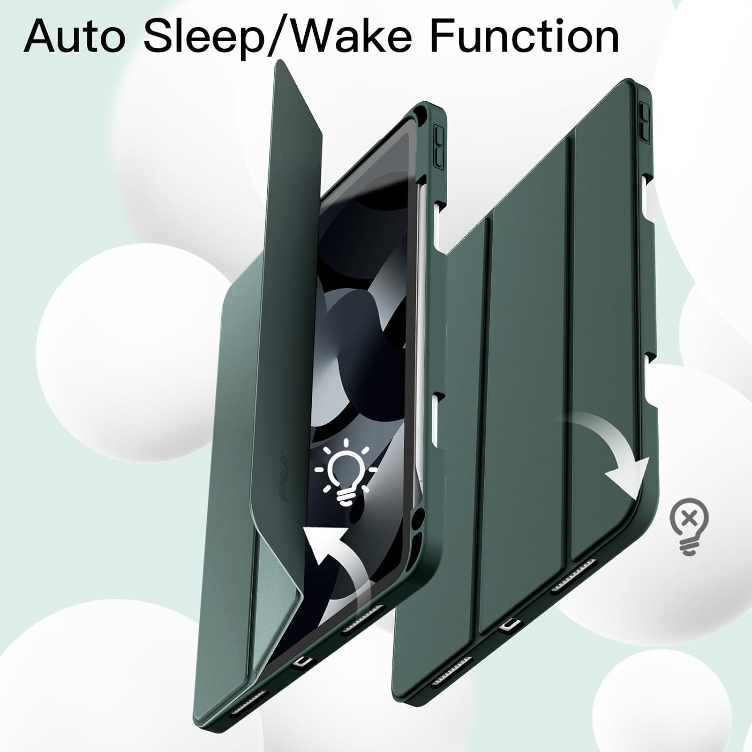 61V+FJiis+L._AC_SL1500_ 💼 Case for iPad Air 11 Inch M2 (2024) | جراب حماية آيباد إير 11 بوصة مع حامل قلم وتصميم أنيق وخفيف - الصورة 5