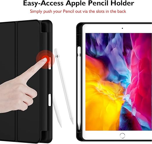 61c8WZ7-7lL._AC_SX522_ iPad 9.7 Case (2018/2017) | جراب آيباد 9.7 بوصة (موديل 2018/2017) مع غطاء ذكي وحماية كاملة - الصورة 2