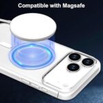 MagSafe Clear Silicone Case for iPhone 17 Pro Max | جراب شفاف سيليكون مغناطيسي لأيفون 17 برو ماكس - الصورة 2