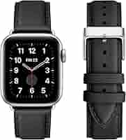 71pO0wEPJ8L._AC_SY200_QL15_ ⌚ Leather Strap 45mm – استيك جلد فاخر بتصميم أنيق ومريح للساعة الذكية - الصورة 2