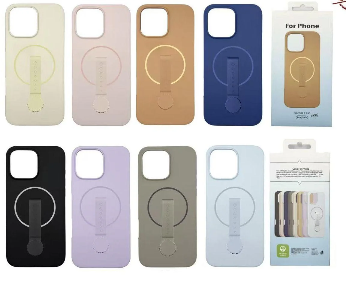 Hc923996100a64fc4bdf9226ea54ae279A 💎 Invisible Magnetic Liquid Silicone Rotating Wristband Case for iPhone 12 pro/12 - الصورة 3