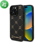 💎 Karl Lagerfeld PU Leather Hard Case for iPhone 16 Pro Max