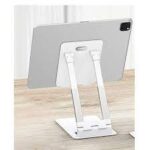 💻 RECCI RHO-M08 Adjustable Tablet Stand – حامل تابلت معدني أنيق بثبات عالي - الصورة 2