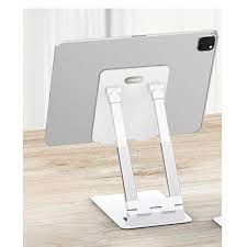images (1) 💻 RECCI RHO-M08 Adjustable Tablet Stand – حامل تابلت معدني أنيق بثبات عالي - الصورة 2