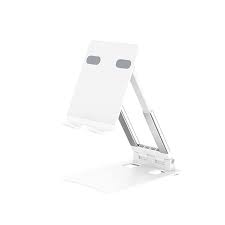 images 💻 RECCI RHO-M08 Adjustable Tablet Stand – حامل تابلت معدني أنيق بثبات عالي - الصورة 3