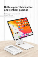 💻 RECCI RHO-M08 Adjustable Tablet Stand – حامل تابلت معدني أنيق بثبات عالي