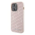 💎 Karl Lagerfeld Quilted Karl Pattern Hard Case for iPhone 15 Pro Max - الصورة 3