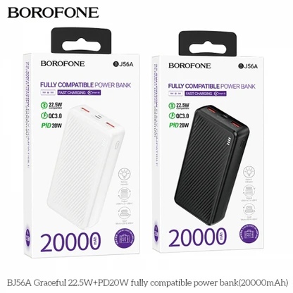 sac-du-phong-borofone-bj56a-20000mah-22-5w بور بانك Borofone J56A 20000mAh - الصورة 3