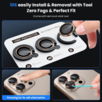 Mossily HD Camera Lens Protector For iPhone 16 Pro Max - Image 4